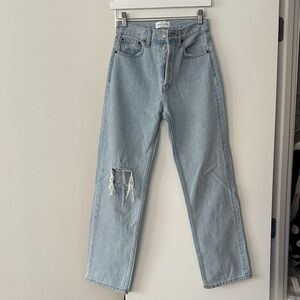 Still Here Light Wash Blue Jeans